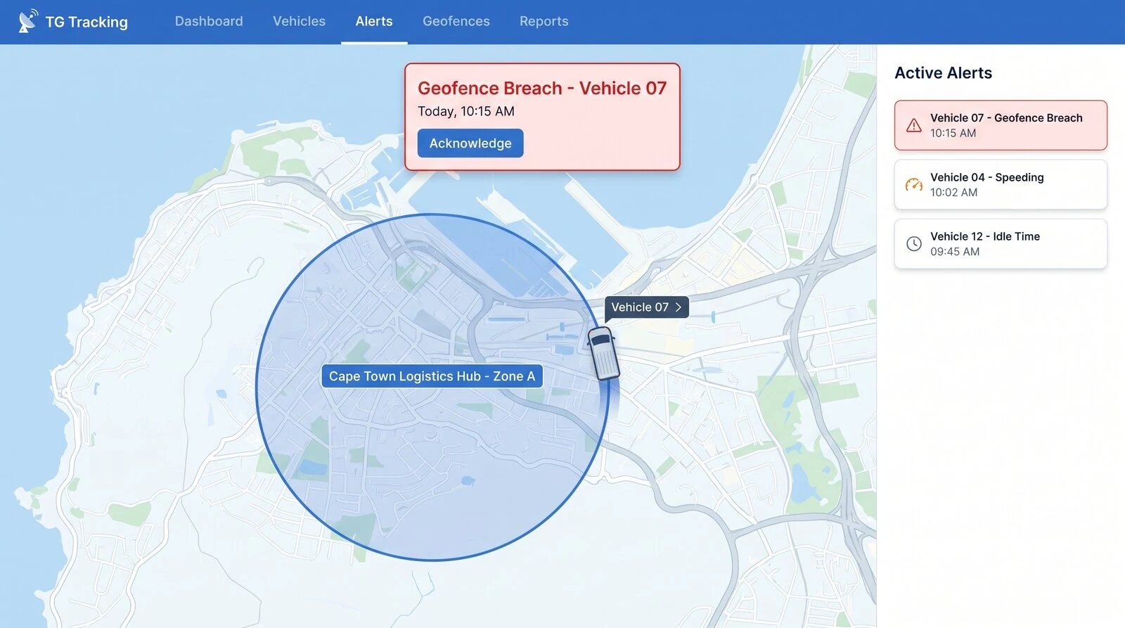 Geofence alert